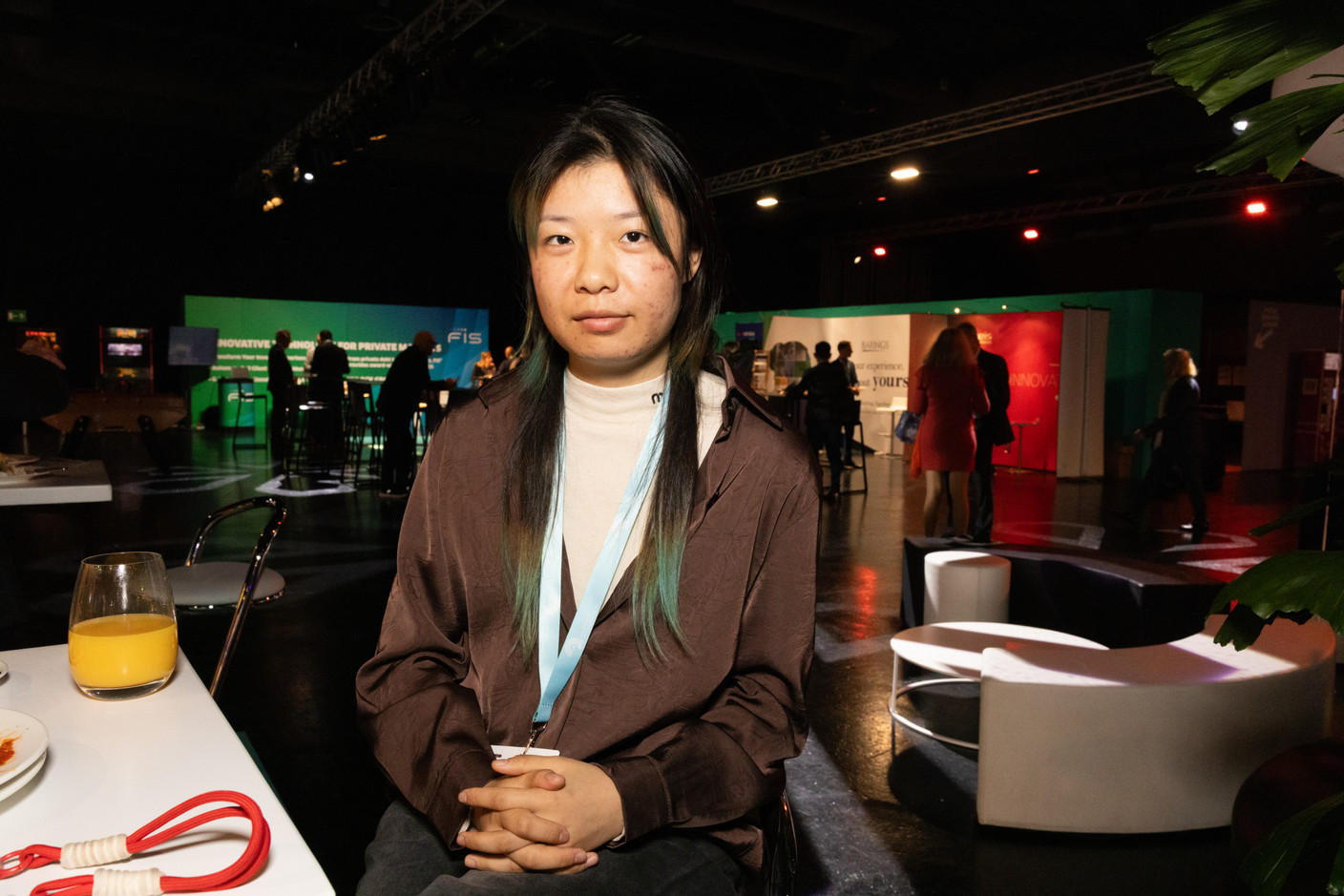 Yubing Tian (University of Luxembourg) at the Alfi private assets conference at Luxexpo The Box, 26 September 2024. Photo: Eva Krins/Maison Moderne