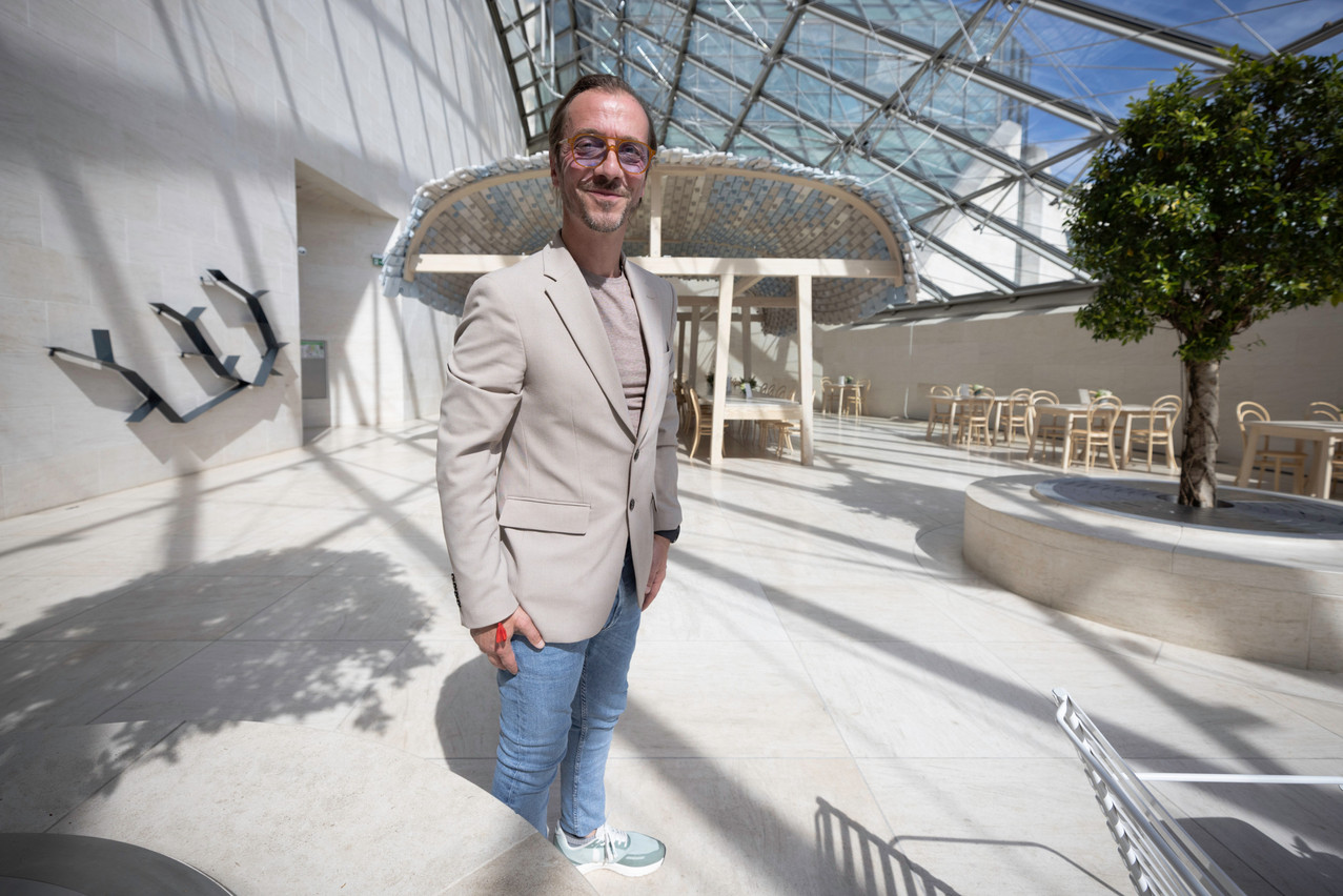 Fabrizio Annicchiarico has just opened Pure, the new vegan bistro at Mudam Luxembourg, at the beginning of summer 2022. (Photo: Guy Wolff/Maison Moderne)