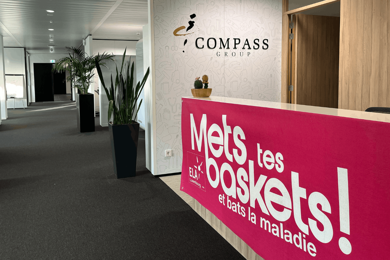 Compass Group Luxembourg’s HQ ready for the challenge. (Photo: Davide Lupo)