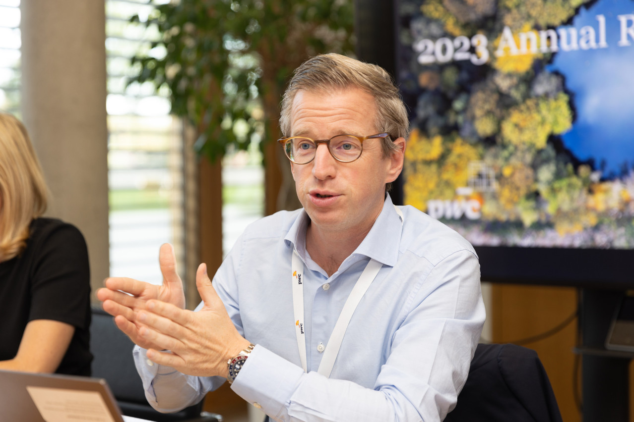 «Dans l’ensemble, l’année a été très fructueuse pour nous», a déclaré François Mousel, associé gérant de PwC Luxembourg, lors d’un point de presse sur le bilan annuel du cabinet. (Photo: Romain Gamba/Maison Moderne)