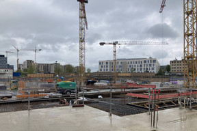 At the Cloche d’Or, work has begun on Campus. Photo: Céline Coubray/Maison Moderne