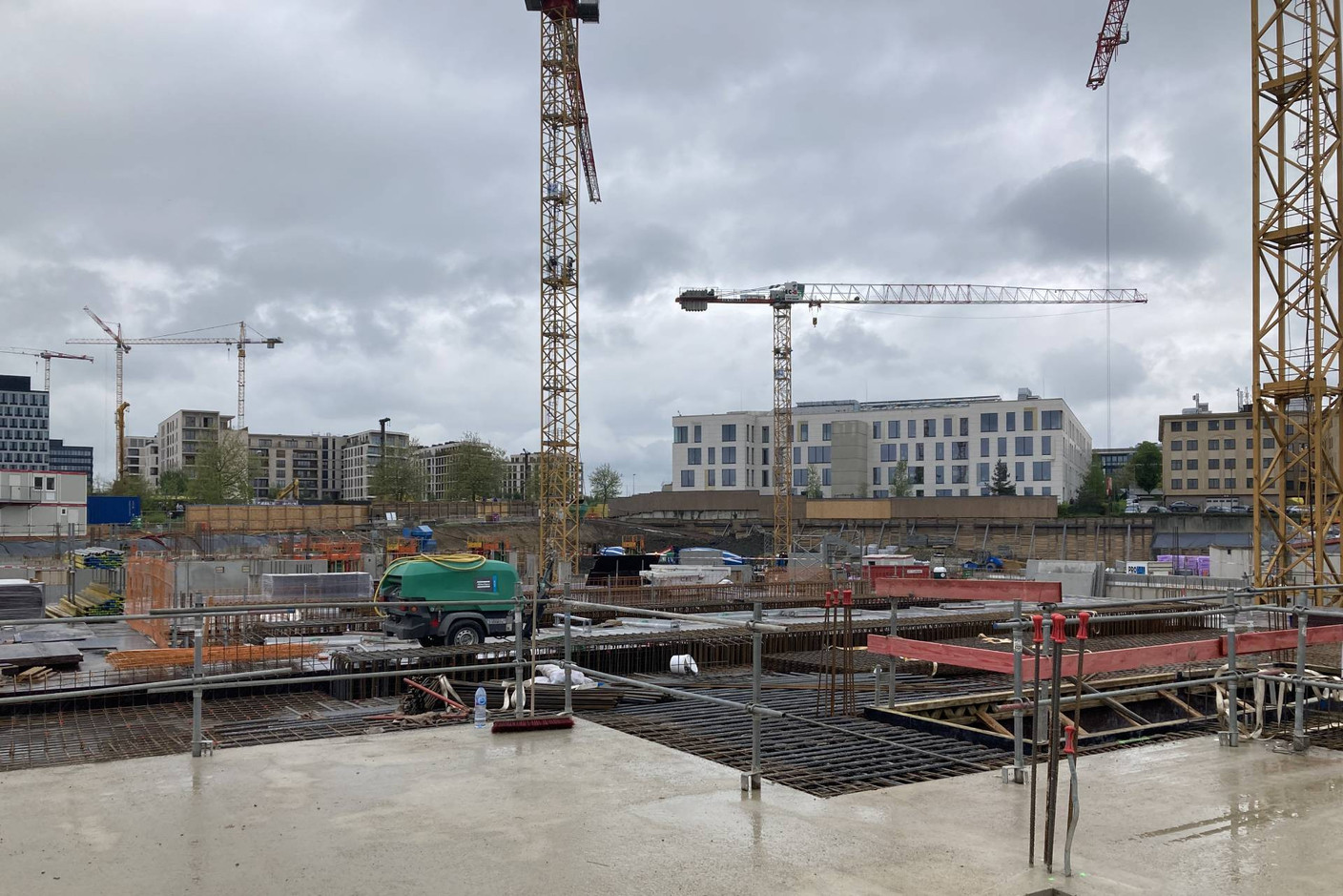 At the Cloche d’Or, work has begun on Campus. Photo: Céline Coubray/Maison Moderne