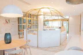 The pastry kiosk is a concept developed by Hay that he would like to develop in other locations. Photo: Fleur de Loire