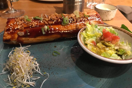 Le burrito de QoSQo: un des seuls moments corrects du repas. (Photo: Maison Moderne)