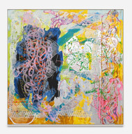 Nancy Graves,  No Longer Present , 1989, Huile sur toile, 218,44 x 218,44 cm, Ceysson & Bénétière, — Stand C03 —, Prix sur demande (Photo: DR)