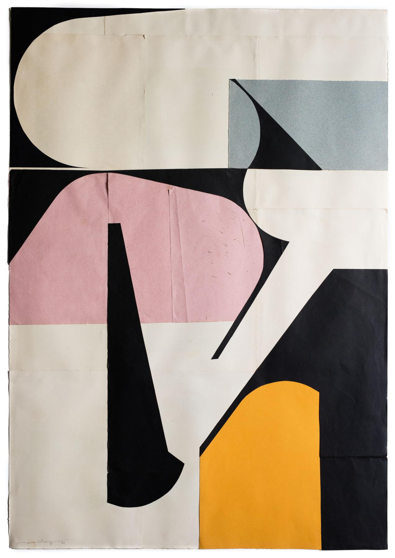 Jesse Willems,  Il più mondano dei mondani,  2020 Collage, 112 x 82 cm, Schönfeld Gallery, — Stand B05 — 4.600€ (Photo: DR)