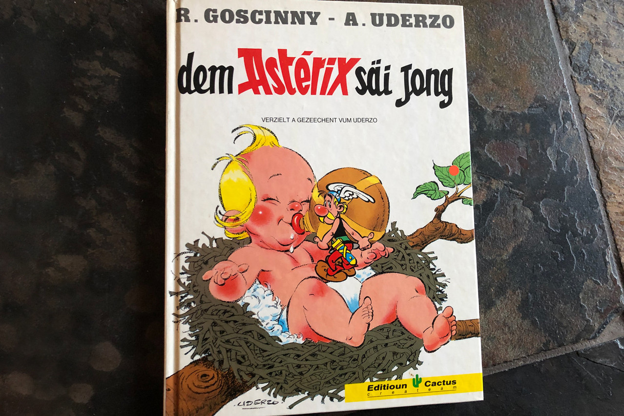 La toute première aventure d’Astérix traduite en luxembourgeois.  (Photo: MM/Editioun Cactus)