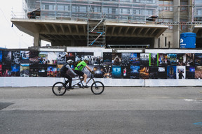 Vue de la campagne d’affichage «Chaleur humaine». ((Photo: Sven Becker))