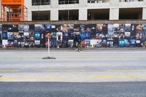 Vue de la campagne d’affichage «Chaleur humaine». ((Photo: Sven Becker))