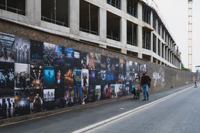 Vue de la campagne d’affichage «Chaleur humaine». ((Photo: Sven Becker))