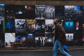 Vue de la campagne d’affichage «Chaleur humaine». ((Photo: Sven Becker))