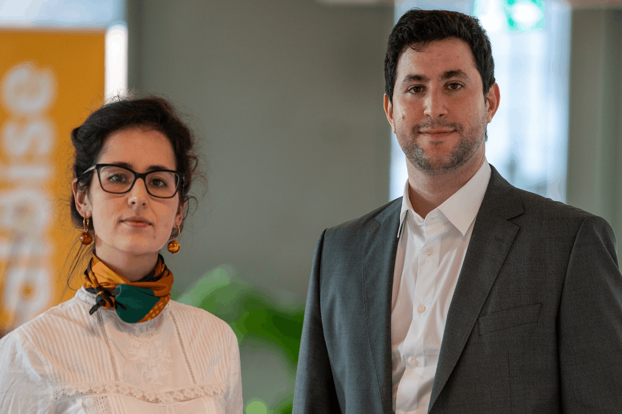 Mathilde Dufour-Barillot et Jonathan Kalfa, équipe Strategy & Innovation (Photo: Baloise Luxembourg)