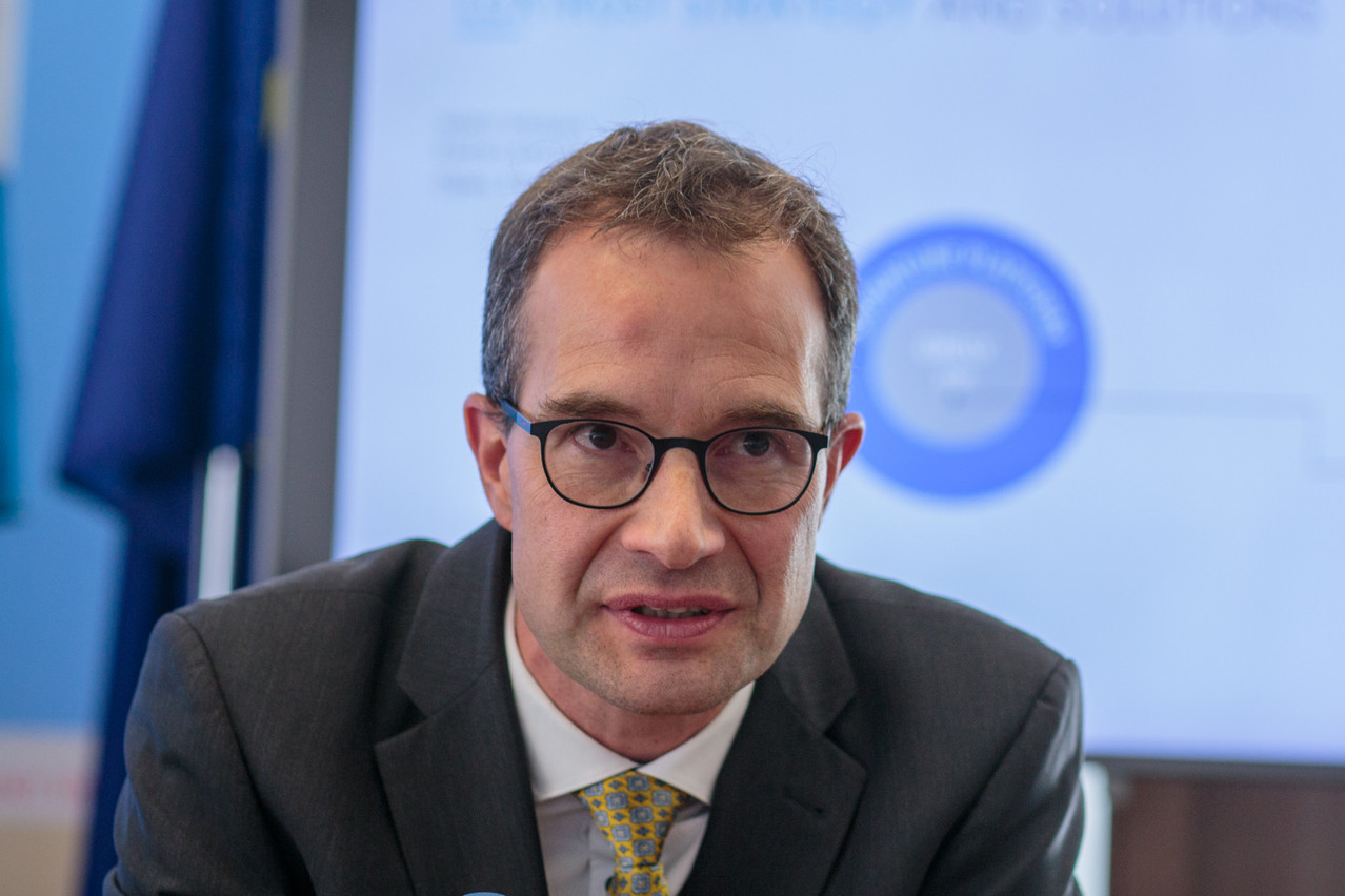 Pascal Rogiest, a satellite industry expert who has worked for SES and is director of strategy for the Rhea Group, also headed LuxTrust, which gives him a 360° view of future cybersecurity needs.  (Photo: Matic Zorman/Maison Moderne/Archives)