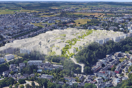 Le projet «Belved’air» fait la liaison entre le Rollingergrund et Belair. (Photo: Fabeck Architectes)