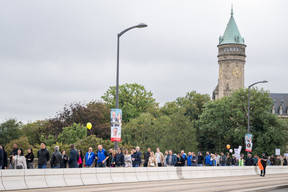 Sur le pont Adolphe. (Photo: Nader Ghavami)