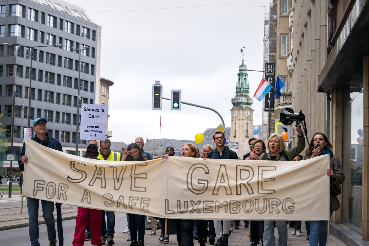 Le slogan principal de la manifestation. (Photo: Nader Ghavami)