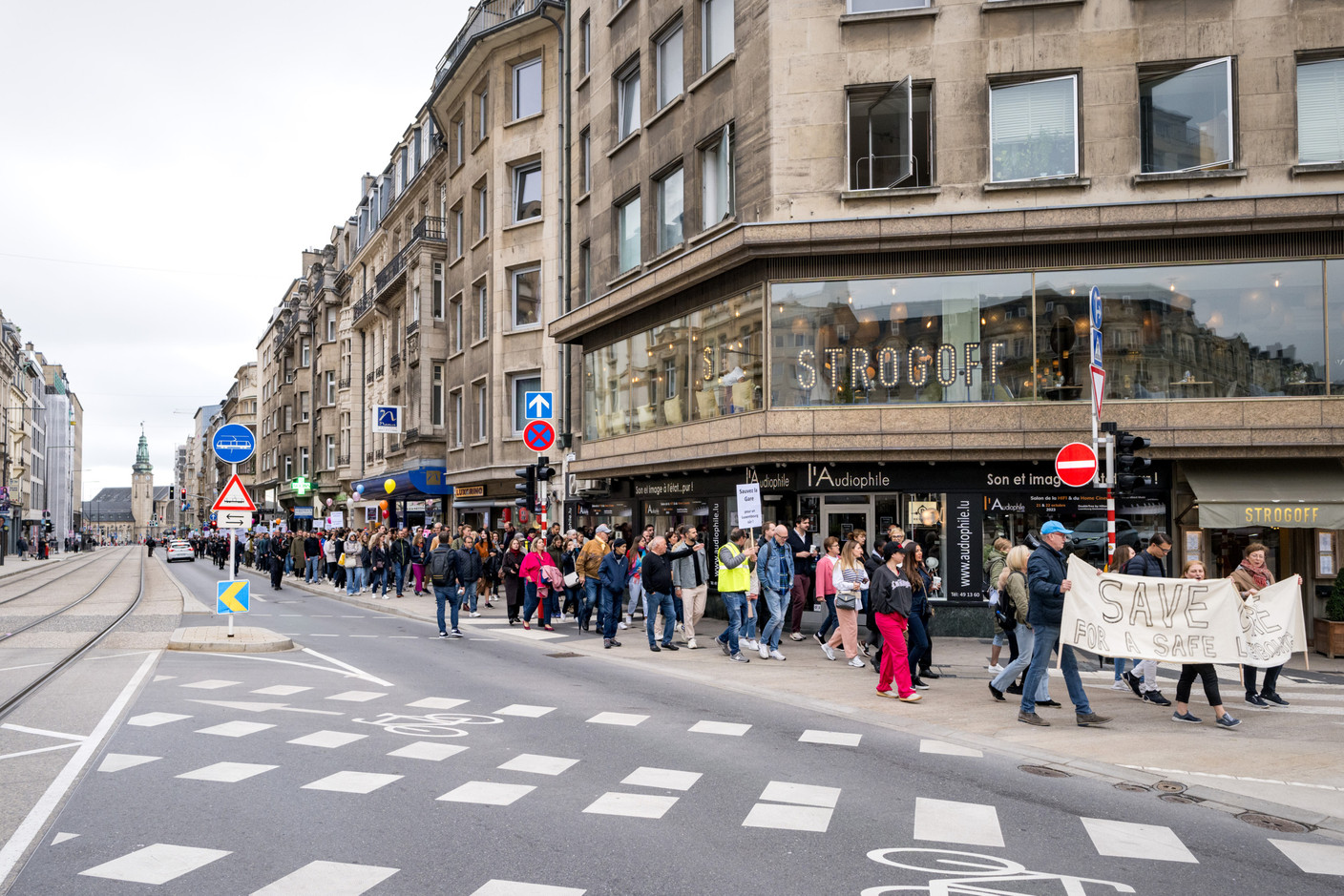 La manifestation s’est déroulée sans incidents. (Photo: Nader Ghavami)
