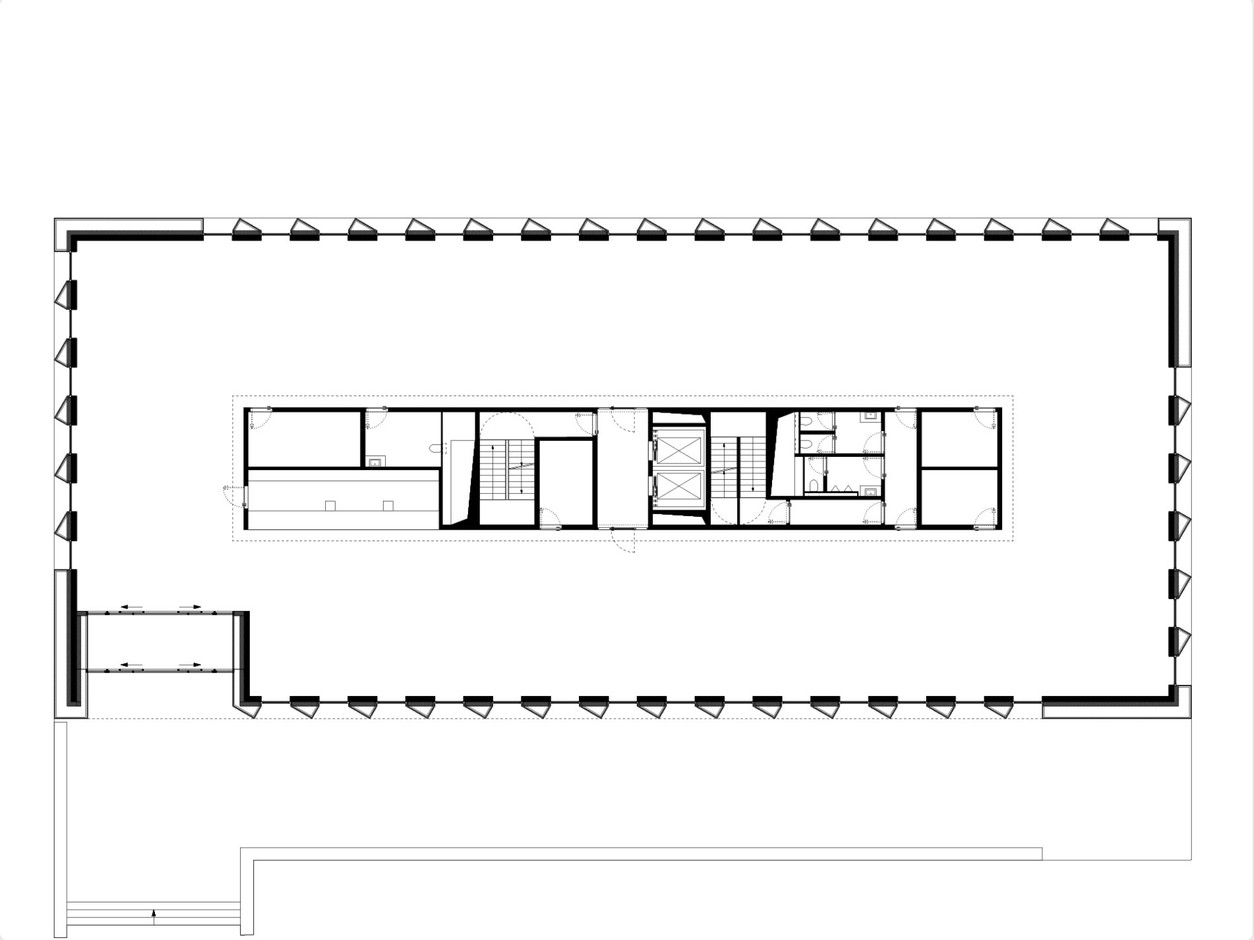 Plan du rez-de-chaussée (Illustration : Paul Bretz Architectes)