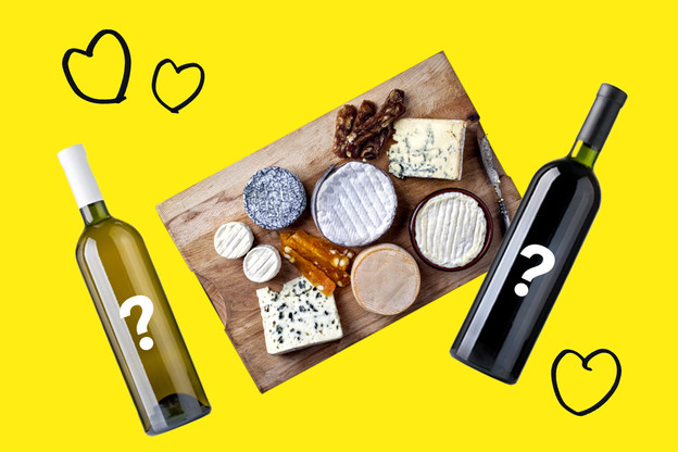 Le fondateur de Vinaly nous donne trois bonnes quilles à déguster avec trois fromages qui fleurent bon, mais fort! (Design: Maison Moderne)