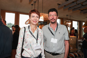 Joanna Prazanowska (Joanna Prazanowska real Estate) et Laurent Maack (Energolux). Marie Russillo