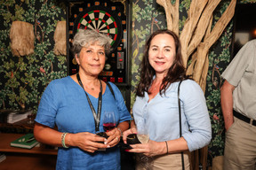 Myriam Belhadjin (EMCA) et Marta Vacca Vesela (ATSL - Amitiés tchèques et slovaques Luxembourg). Marie Russillo