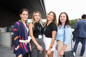 Oriana Gomez (Home-In), Anastasiya Yankovich (AZTEC Financial Services), Oksana Domina (University Luxembourg) et Marta Vacca Vesela (ATSL - Amitiés tchèques et slovaques Luxembourg). Marie Russillo
