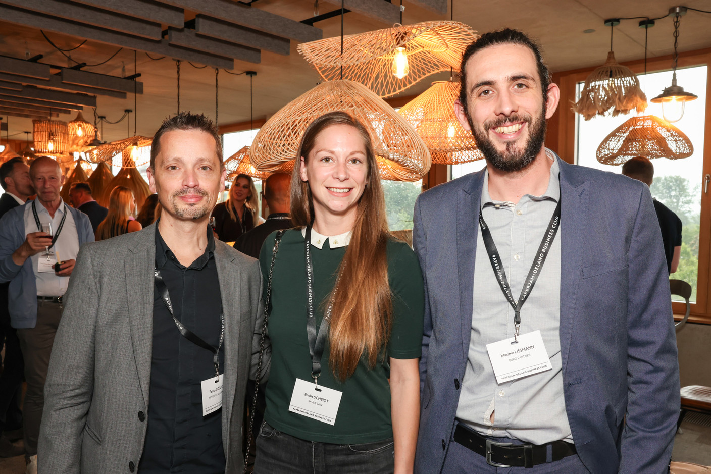 Patrick Coelho (Properties Solutions), Emilie Scheidt (Savile Law) et Maxime Lissmann (Buro Partner). Marie Russillo