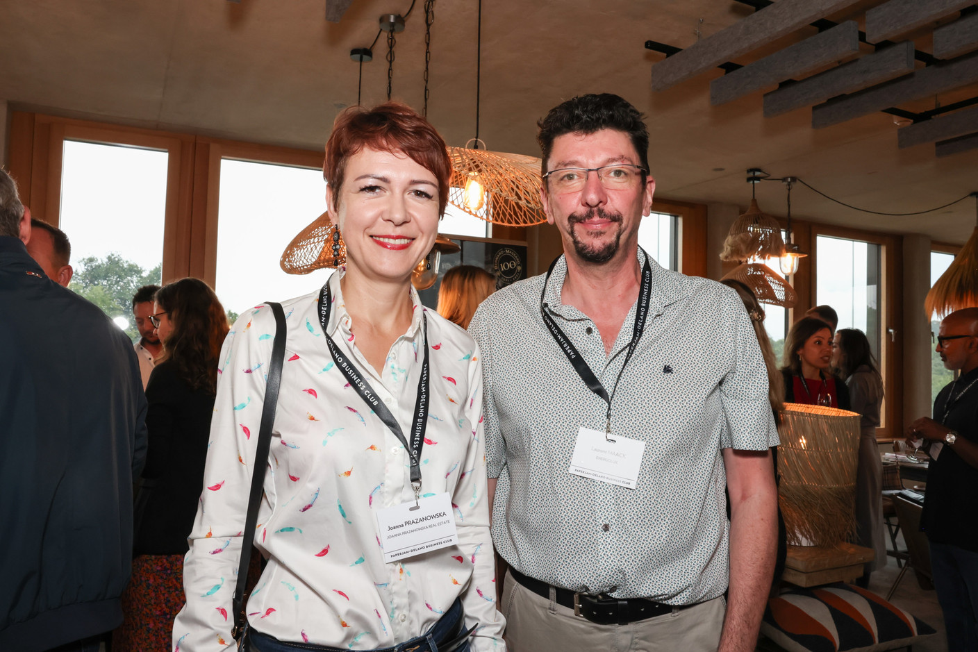 Joanna Prazanowska (Joanna Prazanowska real Estate) et Laurent Maack (Energolux). Marie Russillo