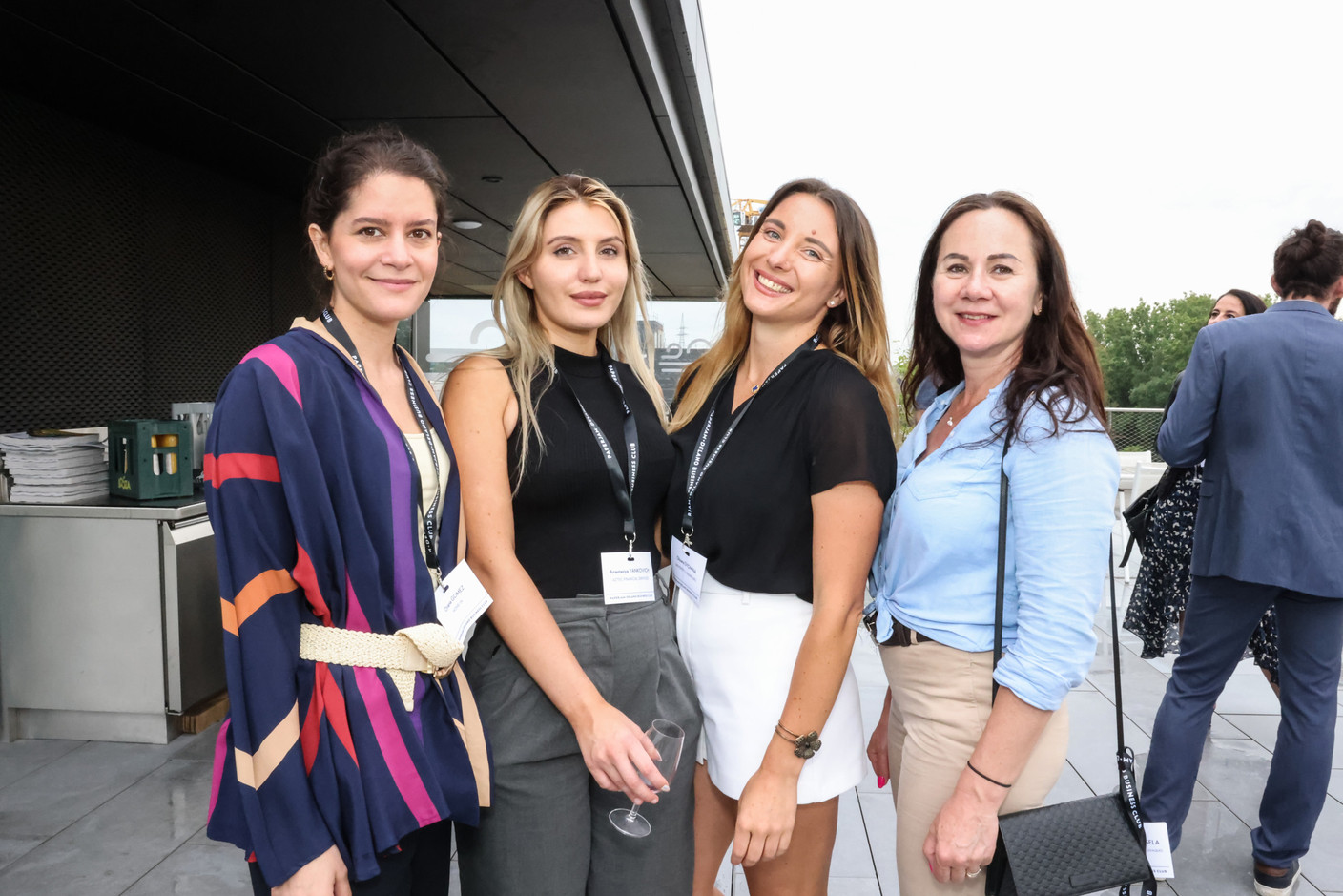 Oriana Gomez (Home-In), Anastasiya Yankovich (AZTEC Financial Services), Oksana Domina (University Luxembourg) et Marta Vacca Vesela (ATSL - Amitiés tchèques et slovaques Luxembourg). Marie Russillo
