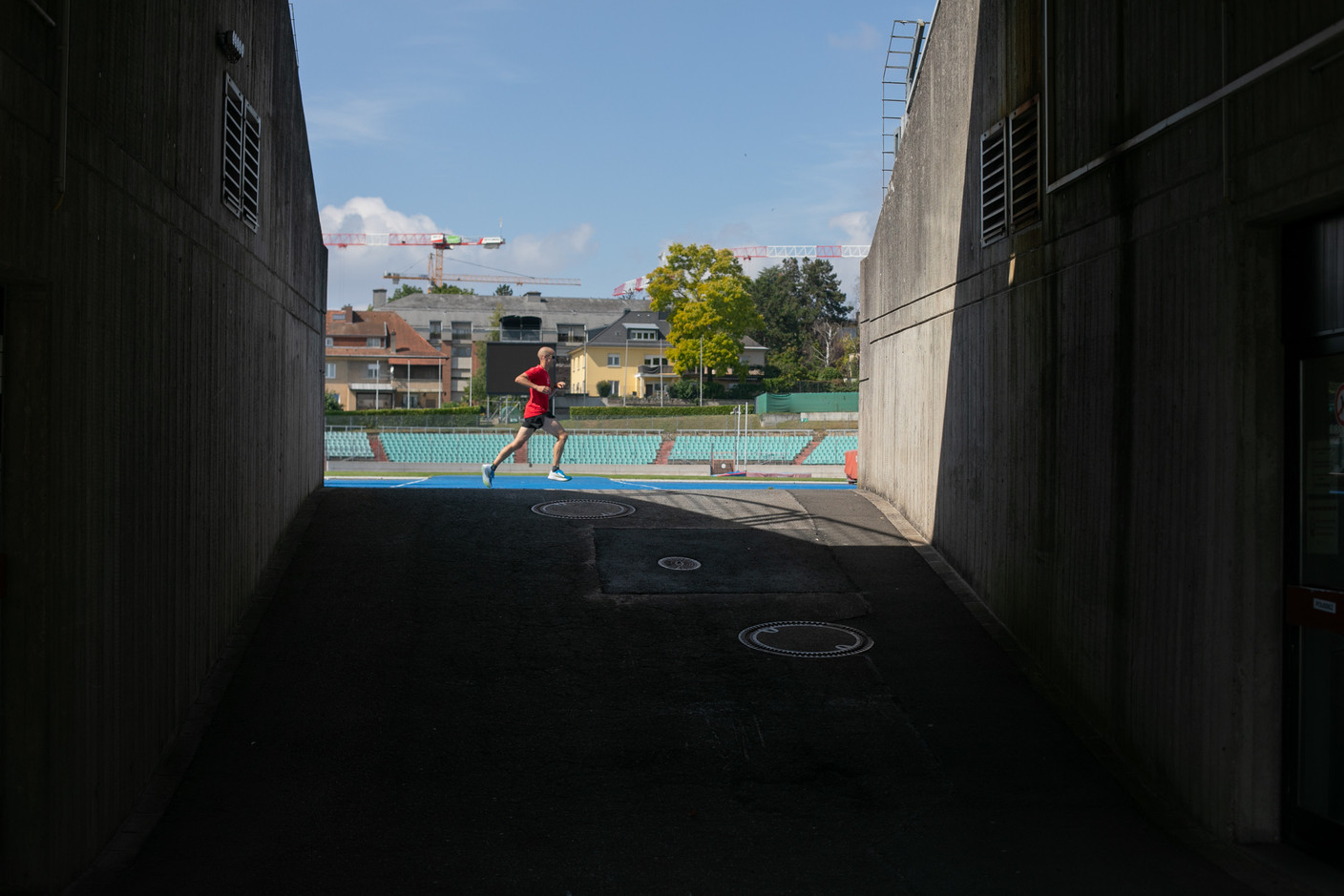 L’athlétisme est l’un des sports résidents. (Photo: Matic Zorman/Maison Moderne)