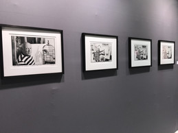Photos de René Burri sur le stand de la galerie WOS ((Photo: Paperjam))