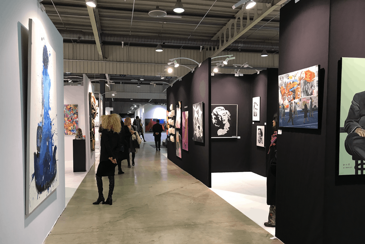 Dans les allées de la Luxembourg Art Fair 2019. (Photo: Paperjam)