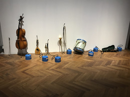 Vue de l’exposition de Jannis Kounellis à la Fondation Prada. ((Photo: Paperjam))