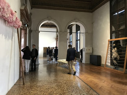 Vue de l’exposition de Jannis Kounellis à la Fondation Prada. ((Photo: Paperjam))