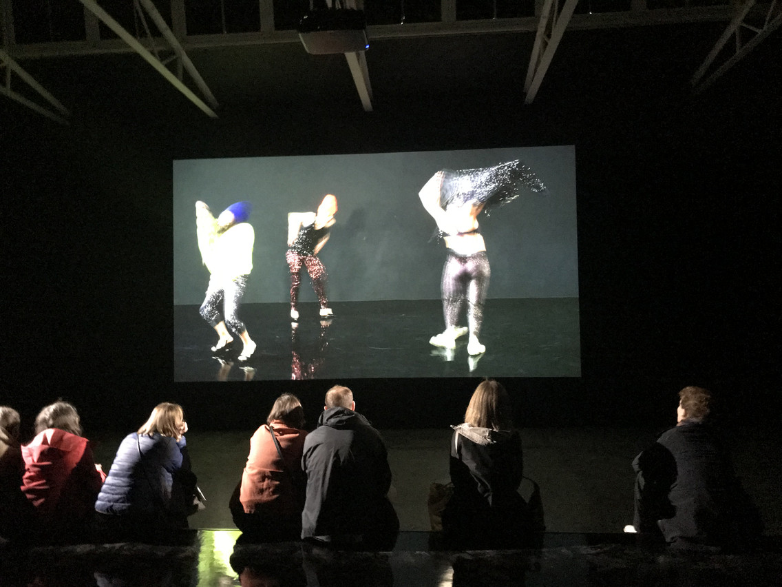 Vue du pavillon suisse «Moving Backwards» (Photo: Paperjam)
