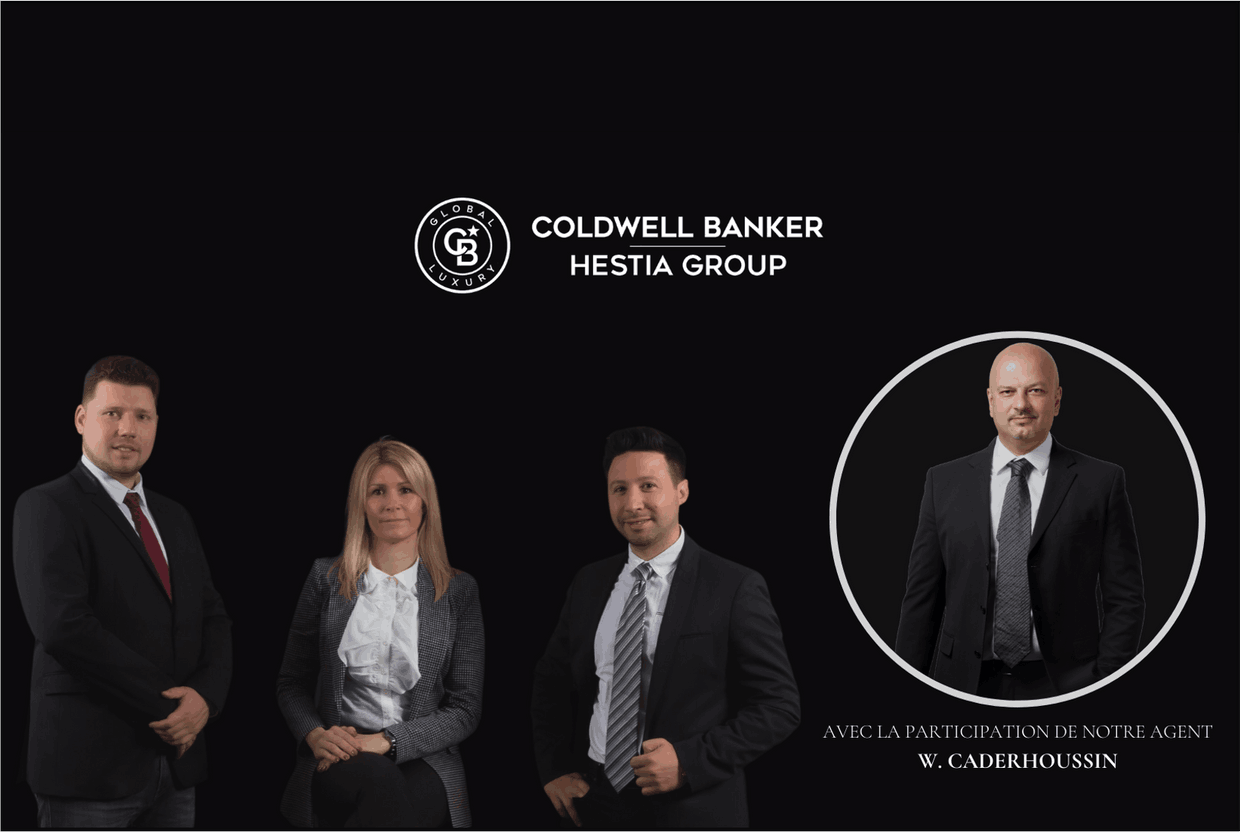 Charlie Luthar, Caroline Gachet, Michel Cucchiara et William Caderhoussin – HESTIA GROUP Coldwell Banker. (Crédit photo: Coldwell Banker)