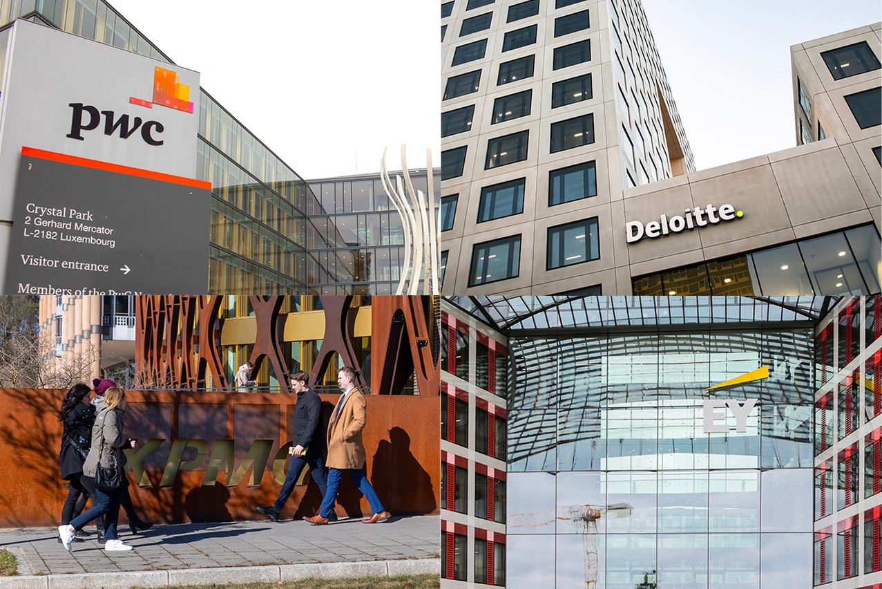 Deloitte et PwC se positionnent sur le droit à la déconnexion. KPMG analyse la loi. Pour EY, il est trop tôt pour réagir. (Photos: Romain Gamba, Matic Zorman/Maison Moderne; Blitz Agency. Montage: Maison Moderne)