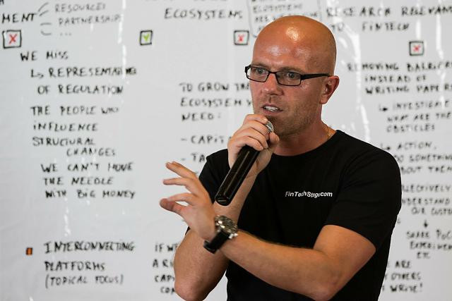 Pour Matteo Rizzi, la Place est bien positionnée pour devenir un centre fintech, plus particulièrement dans les segments des paiements mobiles et de l'asset management. (Photo: FinTechStage)