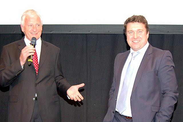 Marc Devillet (à droite): «Ed Goedert a toujours été un visionnaire.» (Photo: DR)