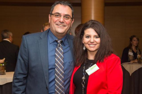 Roger Ianizzi et Lidia Susan du MLQE (Photo: Charles Caratini)