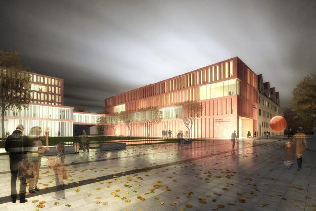 Le projet d'extension du Palais de justice de Nuremberg par architecture + aménagement. (Photo: architecture + aménagement)