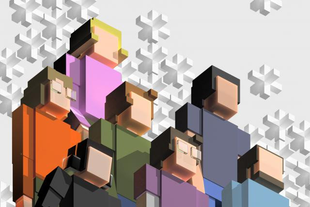 Pleix est un collectif de six membres, tous anonymes. (Illustrations: Pleix)
