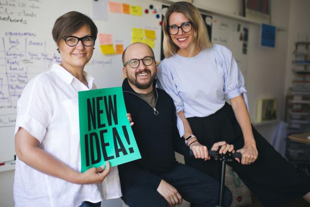 Magdalena Jakubowska, Piotr Gawel and Veronika Ondrikova. (Photo: Art Square Lab)