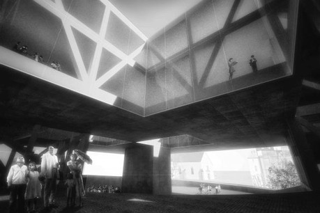 Un projet pour une école fondamentale à Bertrange qui n'a pas vu le jour. (Photo: 2001.lu)