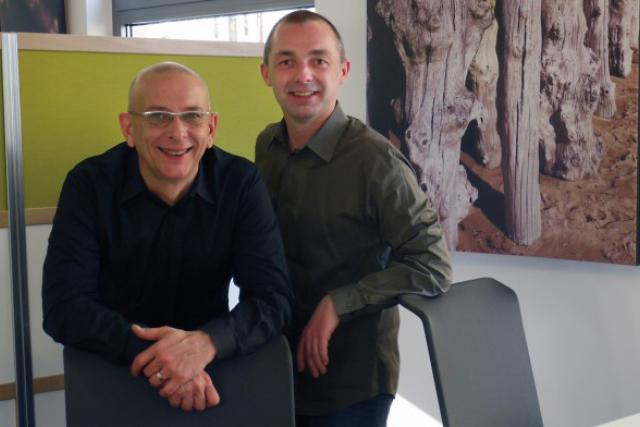 Alain Godek (à gauche) et Yves Hoffmann ont cofondé Wishbox il y a 2 ans.  (Photo: DR)