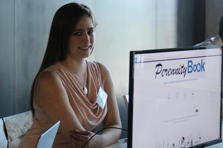 Pour Sarah Muschang, créatrice de PerennityBook, l'ambition est de se développer à l'international à partir du Luxembourg. (Photo: Deloitte)
