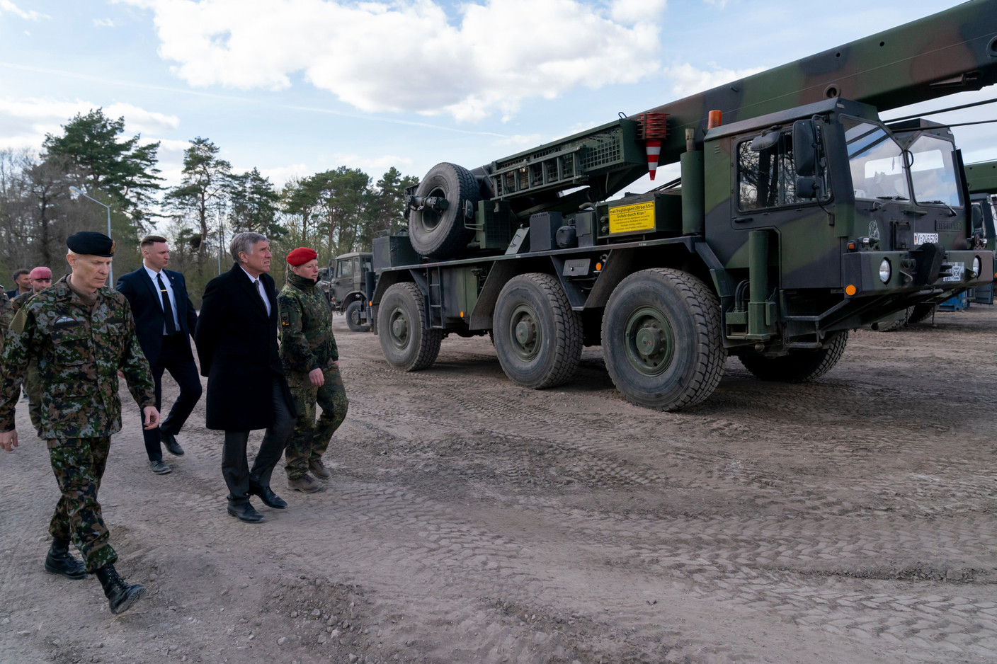 François Bausch s’est dit satisfait de l’intégration des soldats luxembourgeois en Lituanie. (Photo: Emmanuel Claude/SIP)