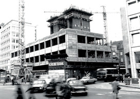 Breaking ground on the bank’s 12-story headquarters on Boulevard Royal, 1973. Photo: Quintet