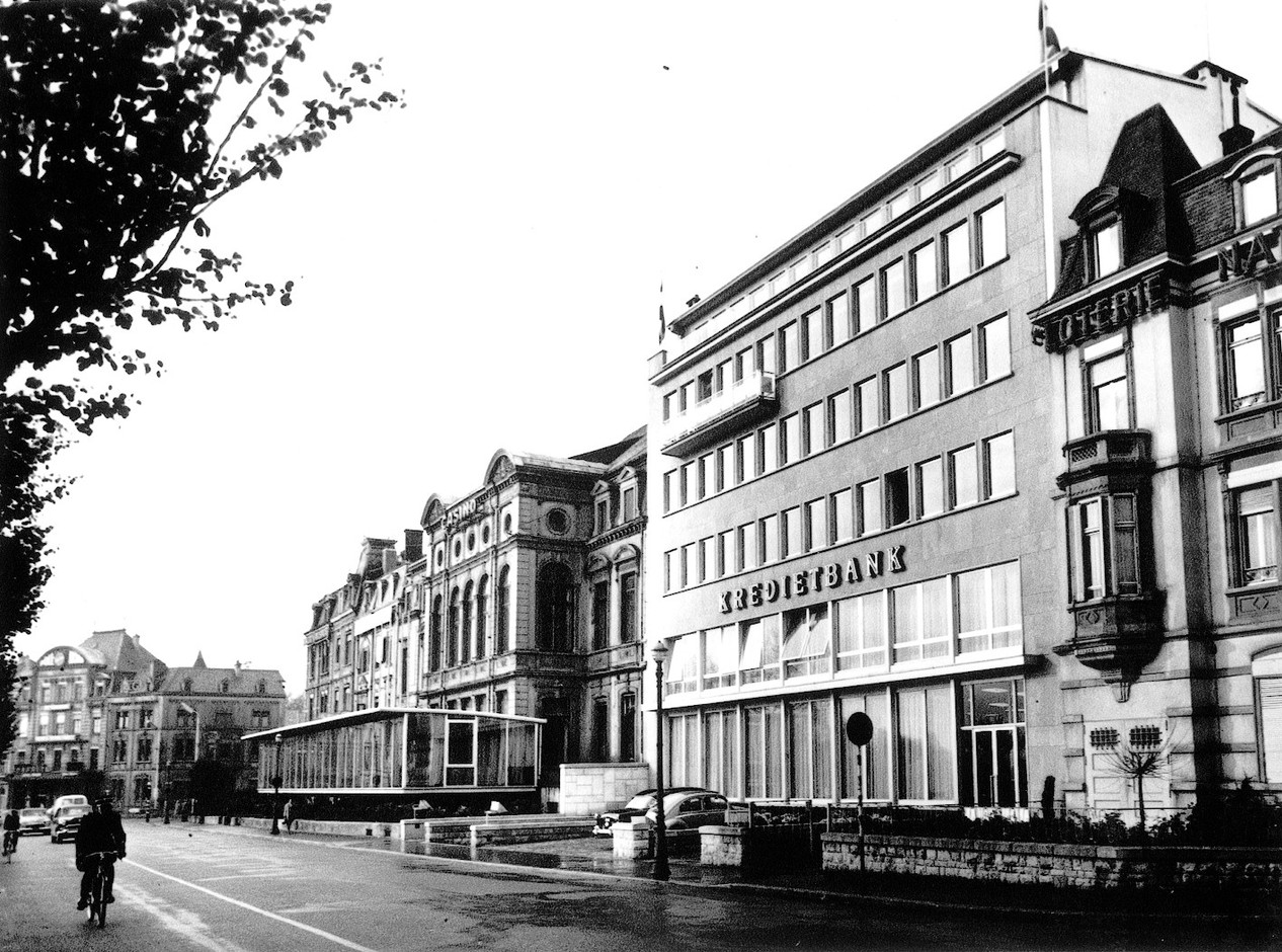 Kredietbank Luxembourg opened its doors on Rue Notre Dame in Luxembourg City on 23 May 1949. Photo: Quintet