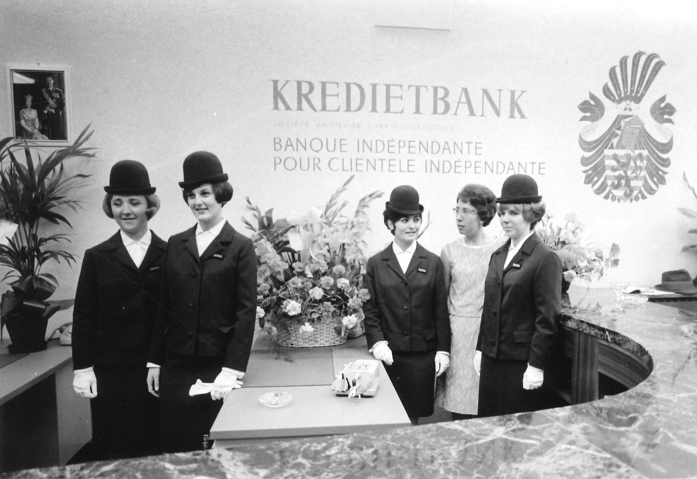 The bank in the 1960s. In 1961, it issued the first international bond loan in “European Currency Units,” the precursor to the common currency. Photo: Quintet